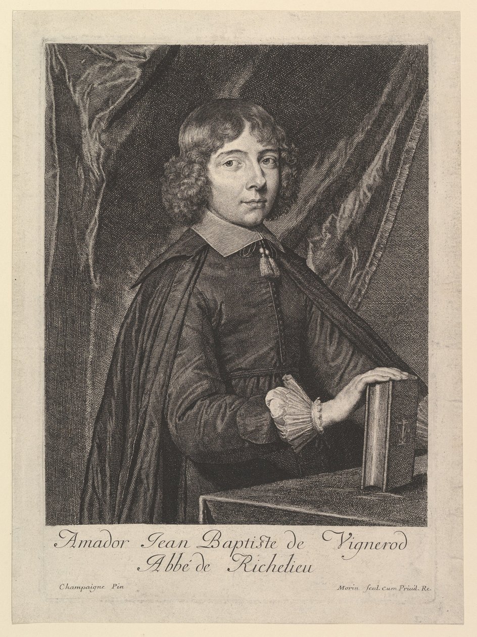 Amador Jean-Baptiste de Vignerod, abbé de Richelieu - Jean Morin