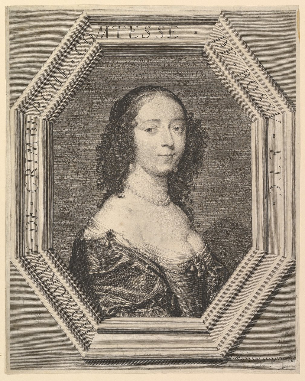 Honorine de Grimberghe, comtesse du Bossu - Jean Morin