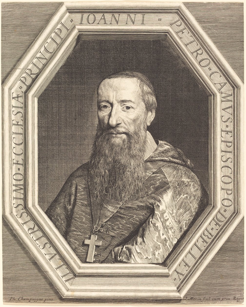 Jean Pierre Camus - Jean Morin after Philippe de Champaigne
