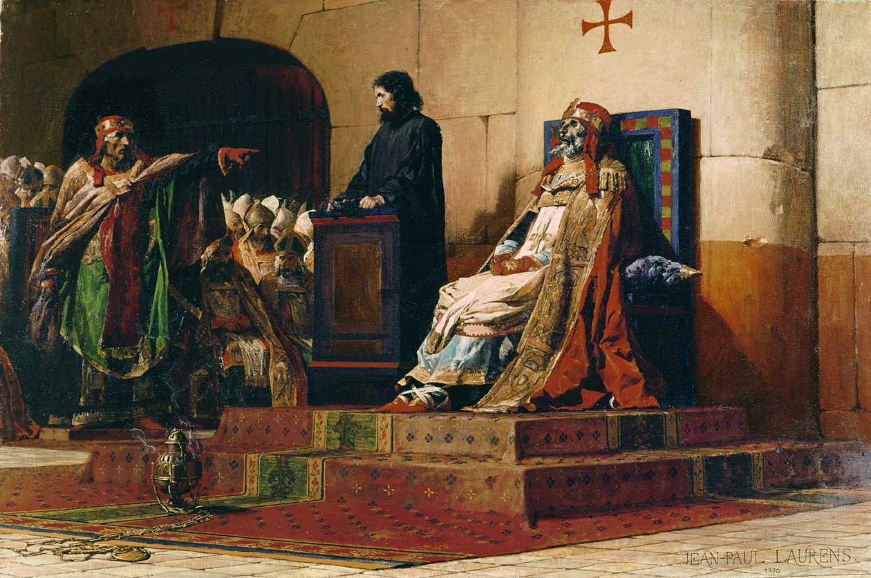Pape Formose et Étienne VII - Jean Paul Laurens
