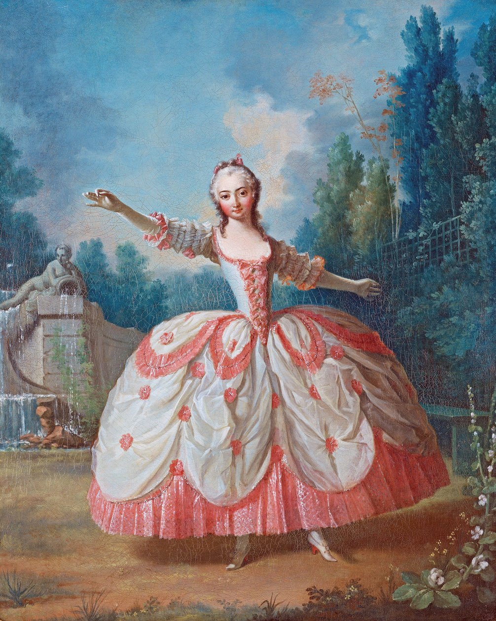 Portrait de Barbara Campanini (1721-1799), connue sous le nom de La Barbarina - Jean Philippe de La Roche