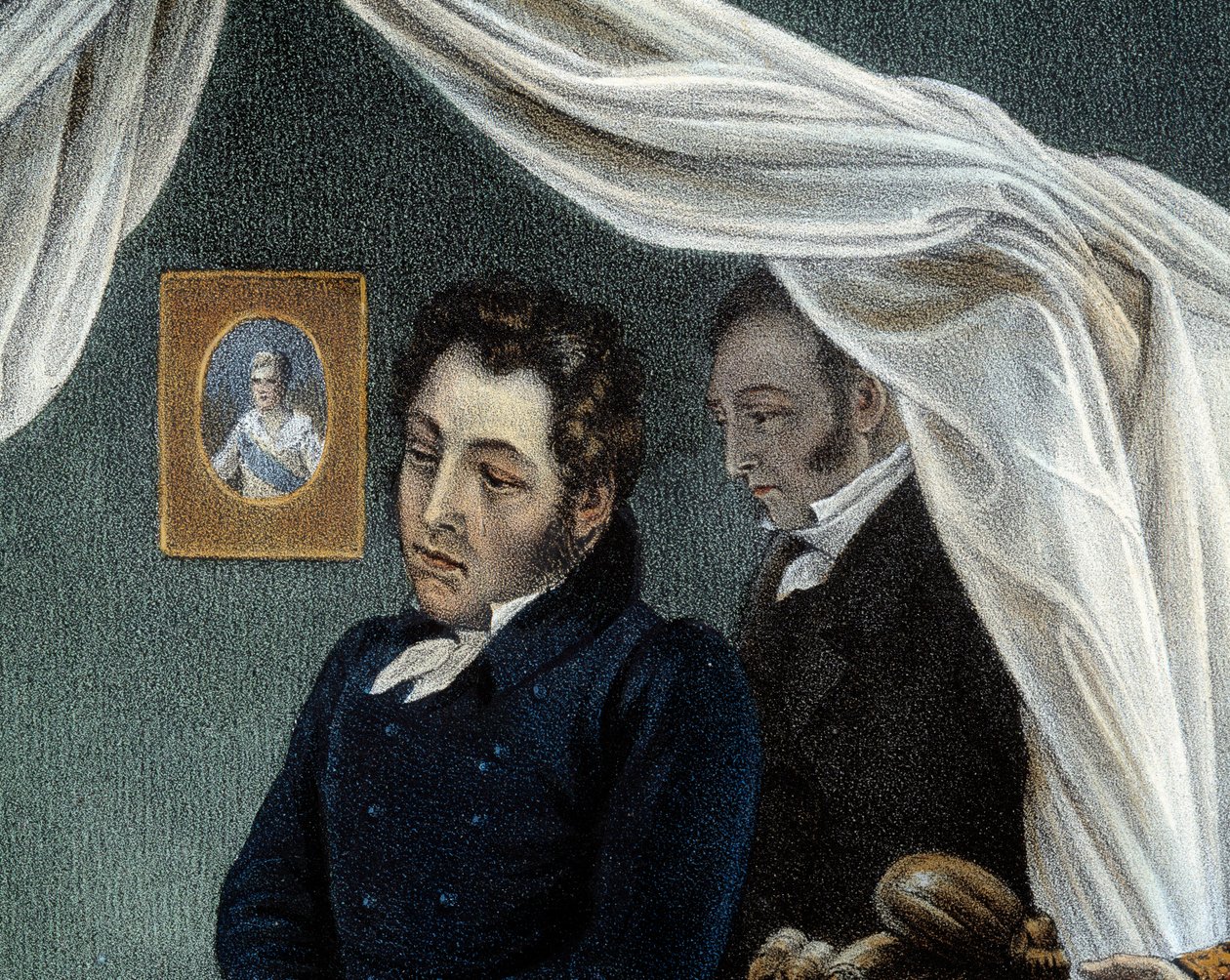 La mort de Napoléon, 5/05/1821 à Sainte-Hélène (détail représentant Louis Étienne Saint Denis dit 