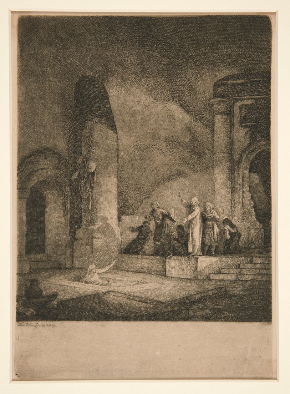 La résurrection de Lazare - Jean Pierre Norblin