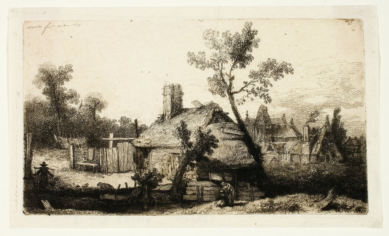 Le Village - Jean Pierre Norblin de La Gourdaine