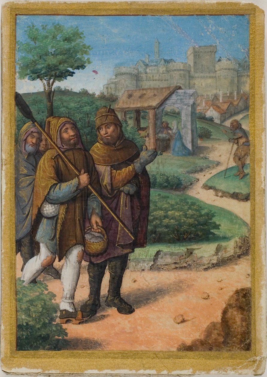 Bergers en route vers la Nativité d