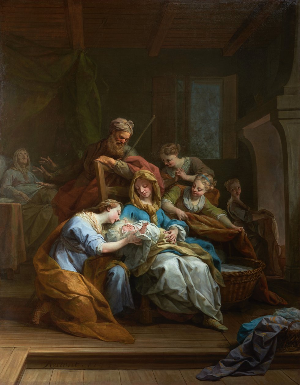 French: La Nativité de la Vierge - Jean Restout