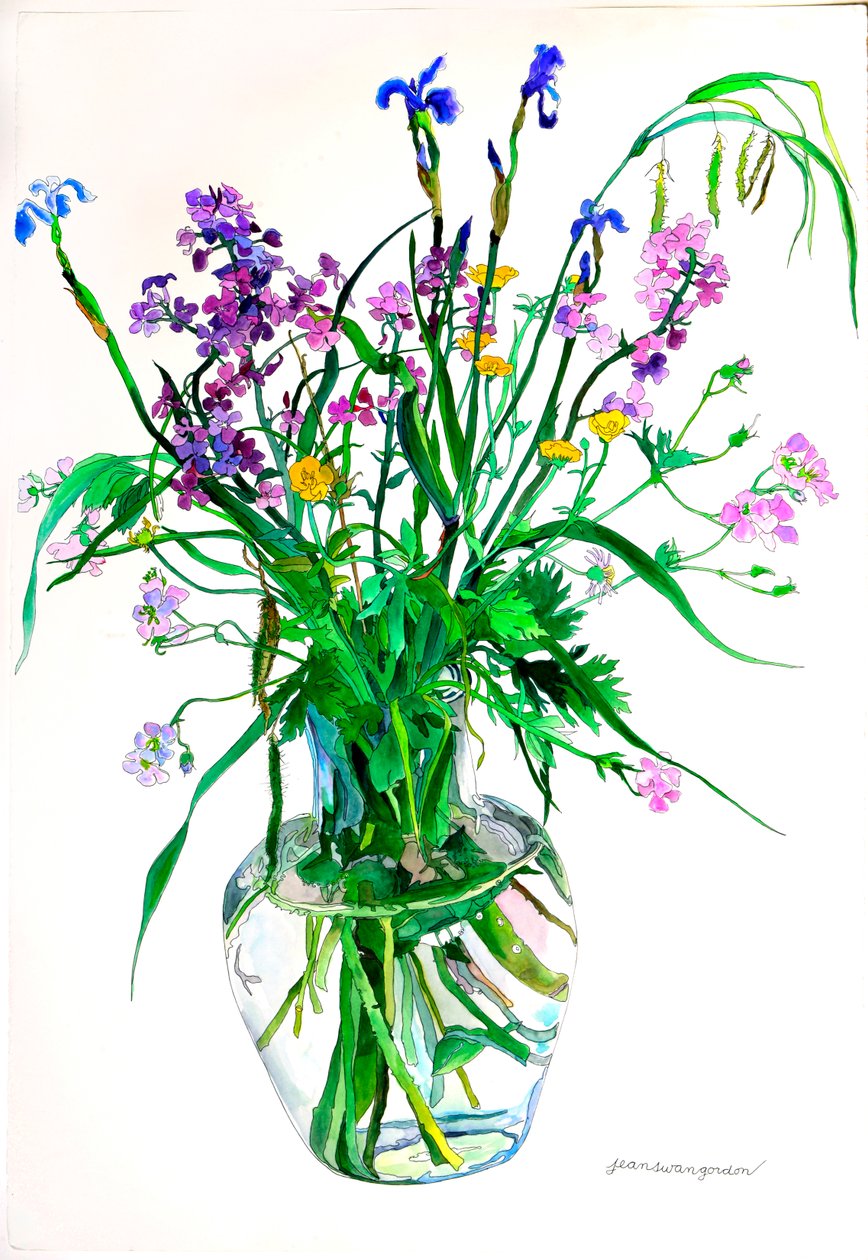 High Summer (aquarelle et encre sur papier) - Jean Swan Gordon