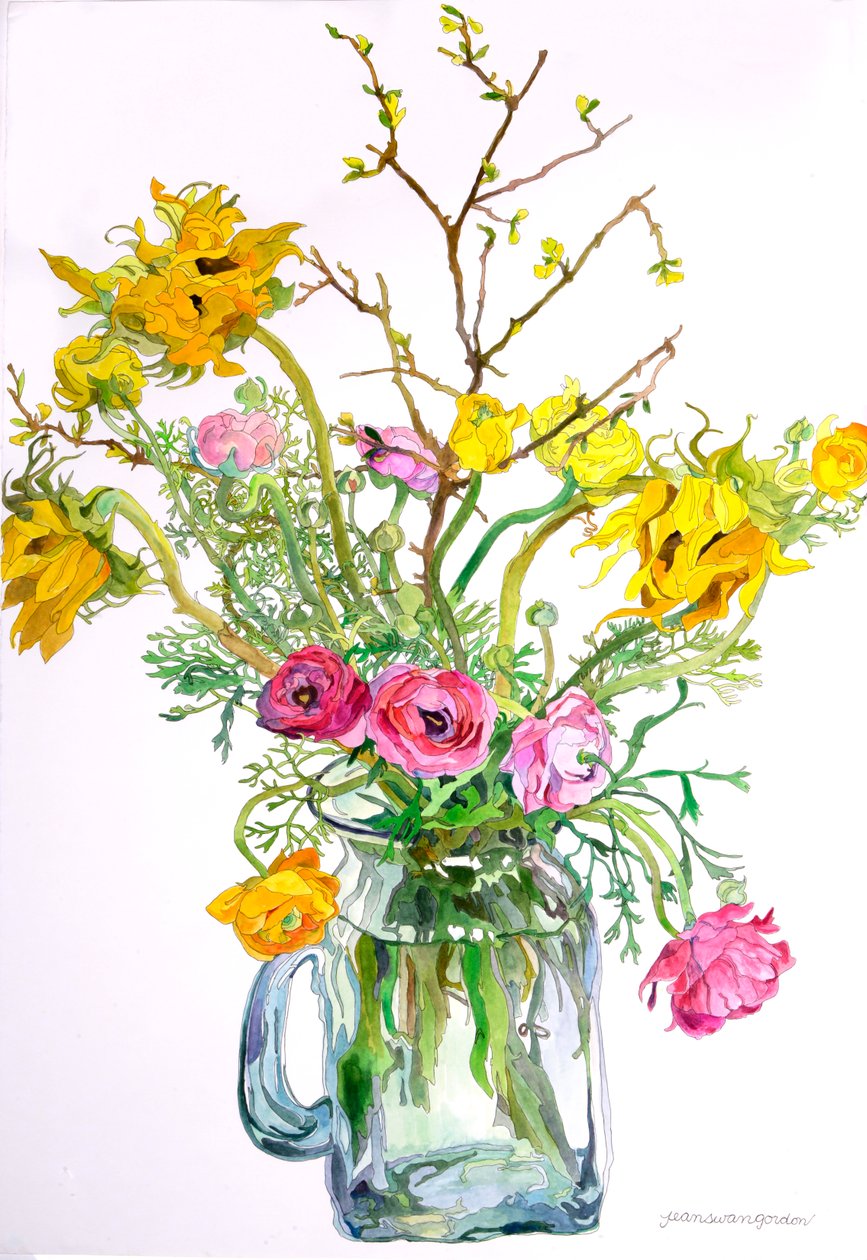 Tournesols Renoncules - Jean Swan Gordon