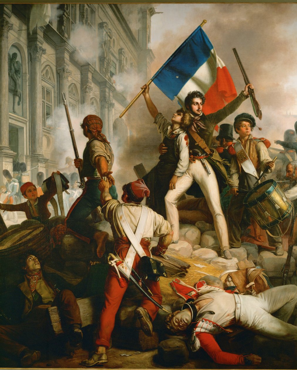 Bataille de rue devant l