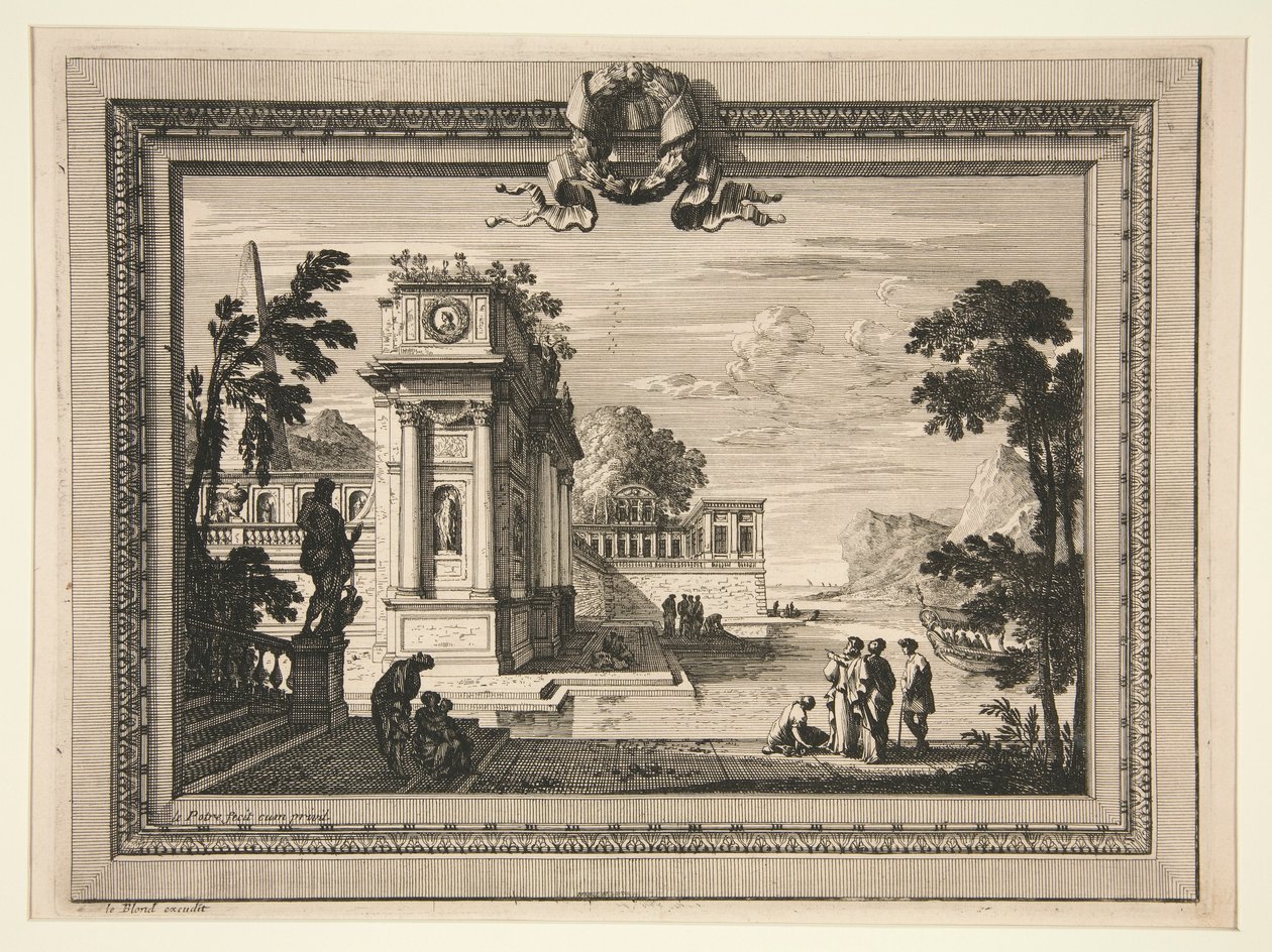 Paysage classique - Jean le Pautre