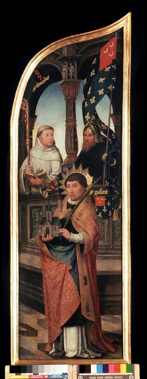 Représentation de saint Guillaume de Bruxelles, saint Bernard de Clairvaux - Jean the Elder Bellegambe