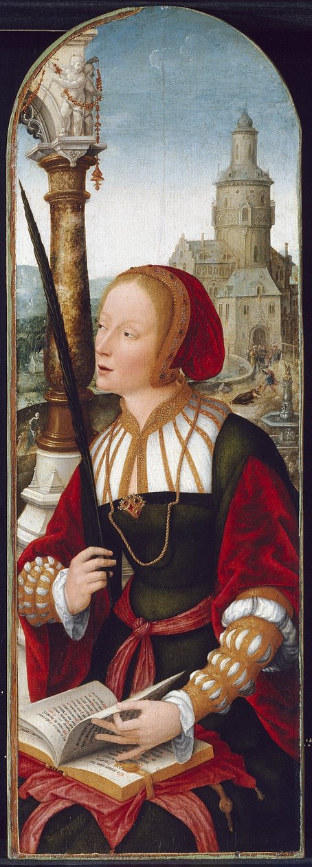 Sainte Barbe, vers 1520 - Jean the Elder Bellegambe