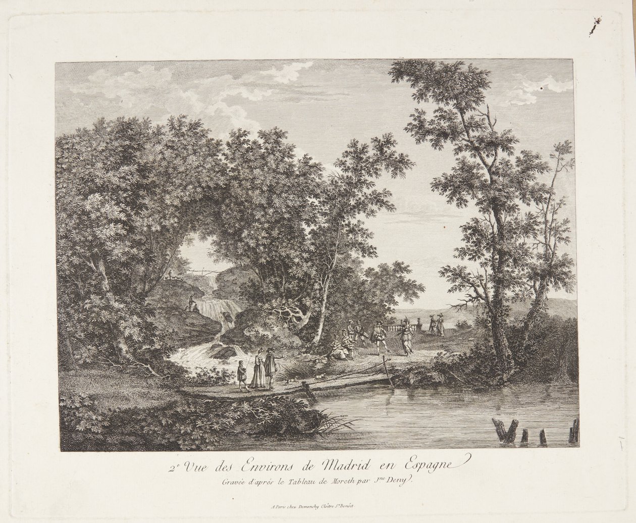 Vue des environs de Madrid (2e Vue des Environs de Madrid en Espagne) - Jeanne Deny