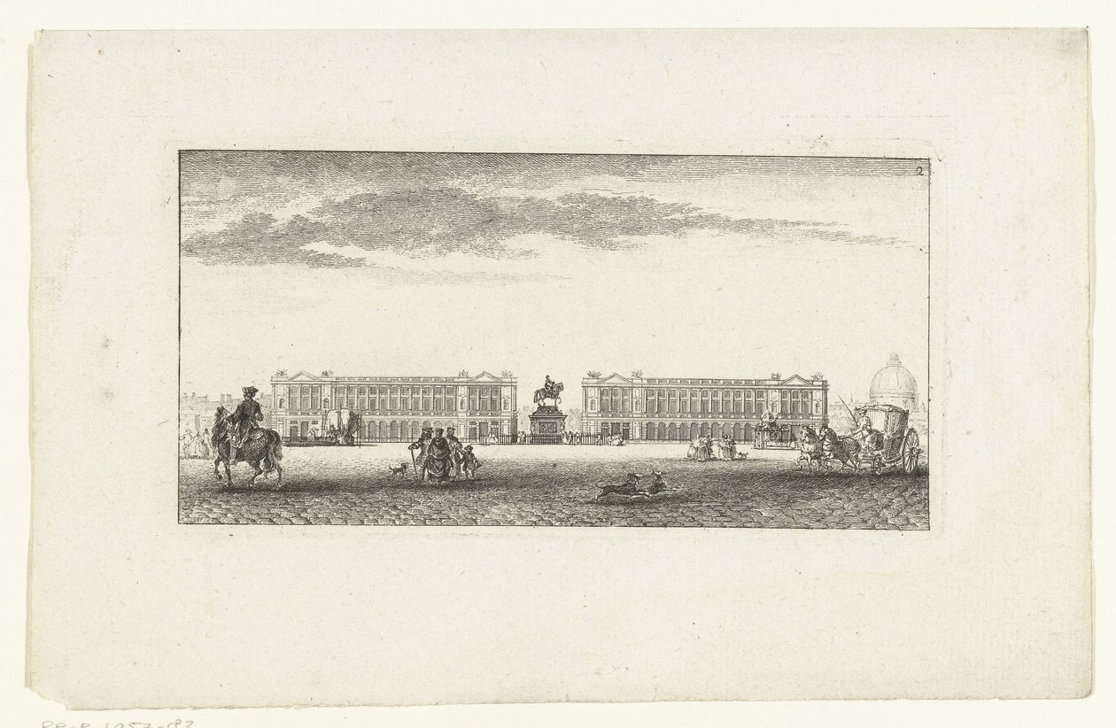 Vue de la Place Louis XV à Paris - Jeanne Françoise Ozanne