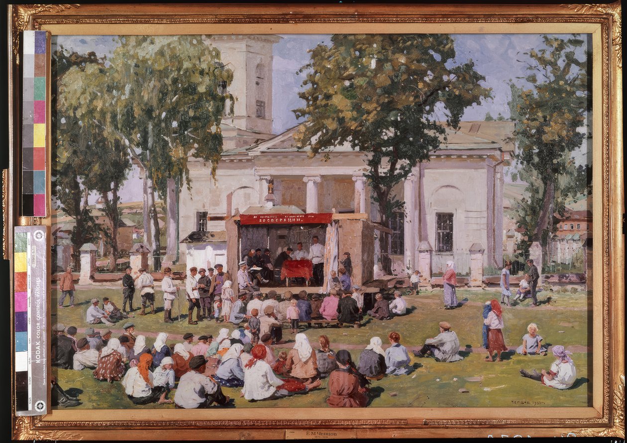 Jour de coopération au village - Jefim Michailowitsch Tschepzow