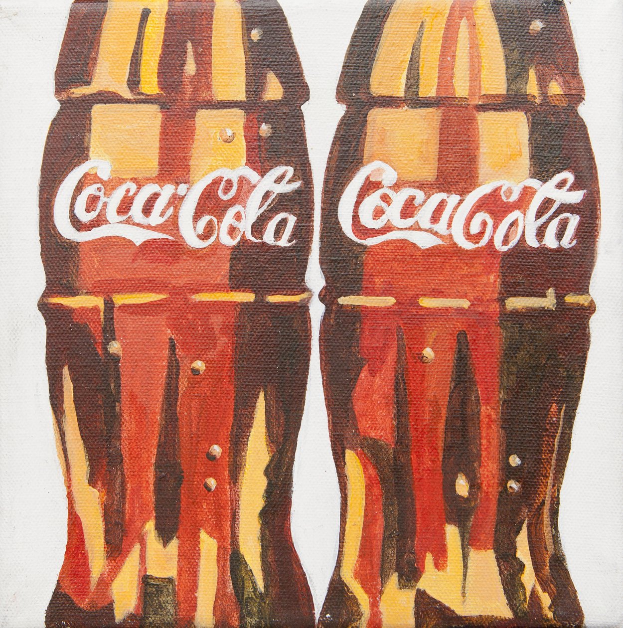 Bouteilles de Coca Cola (acrylique) - Jennifer Abbott