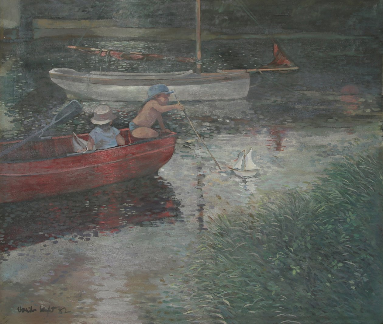 Enfants naviguant un yacht - Jennifer Wright