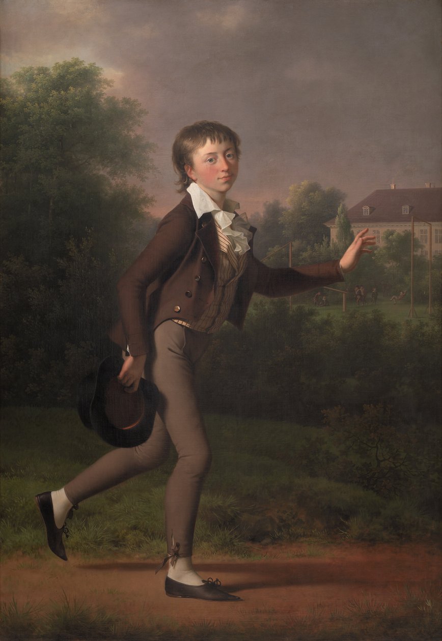 Un garçon courant. Marcus Holst von Schmidten - Jens Juel