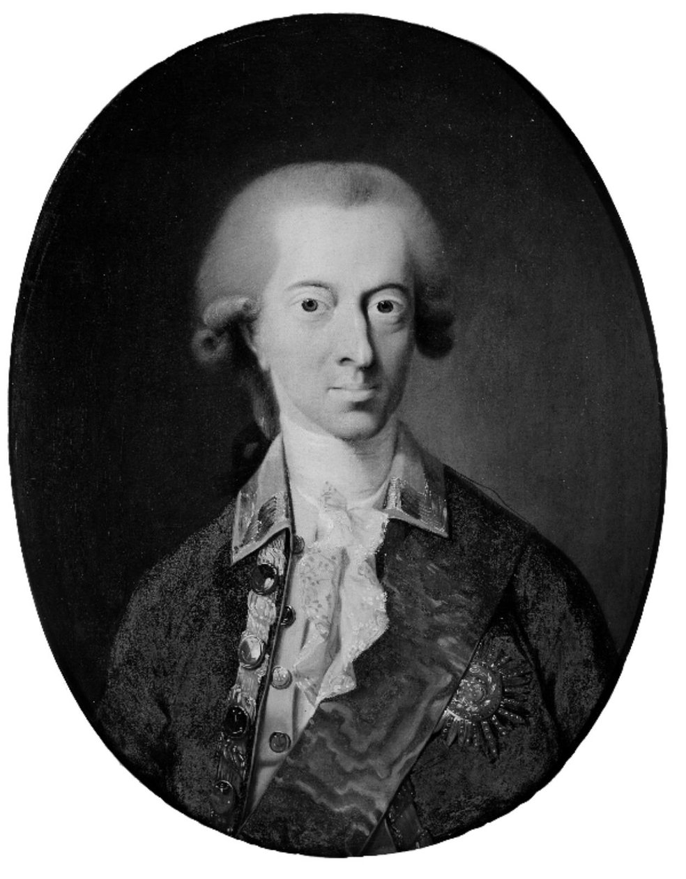 Portrait de Christian VII - Jens Juel