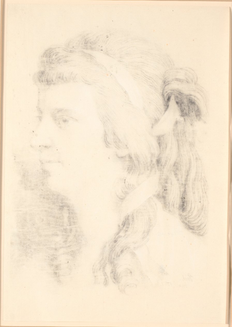 Portrait de Henriette Frederikke Moe - Jens Juel