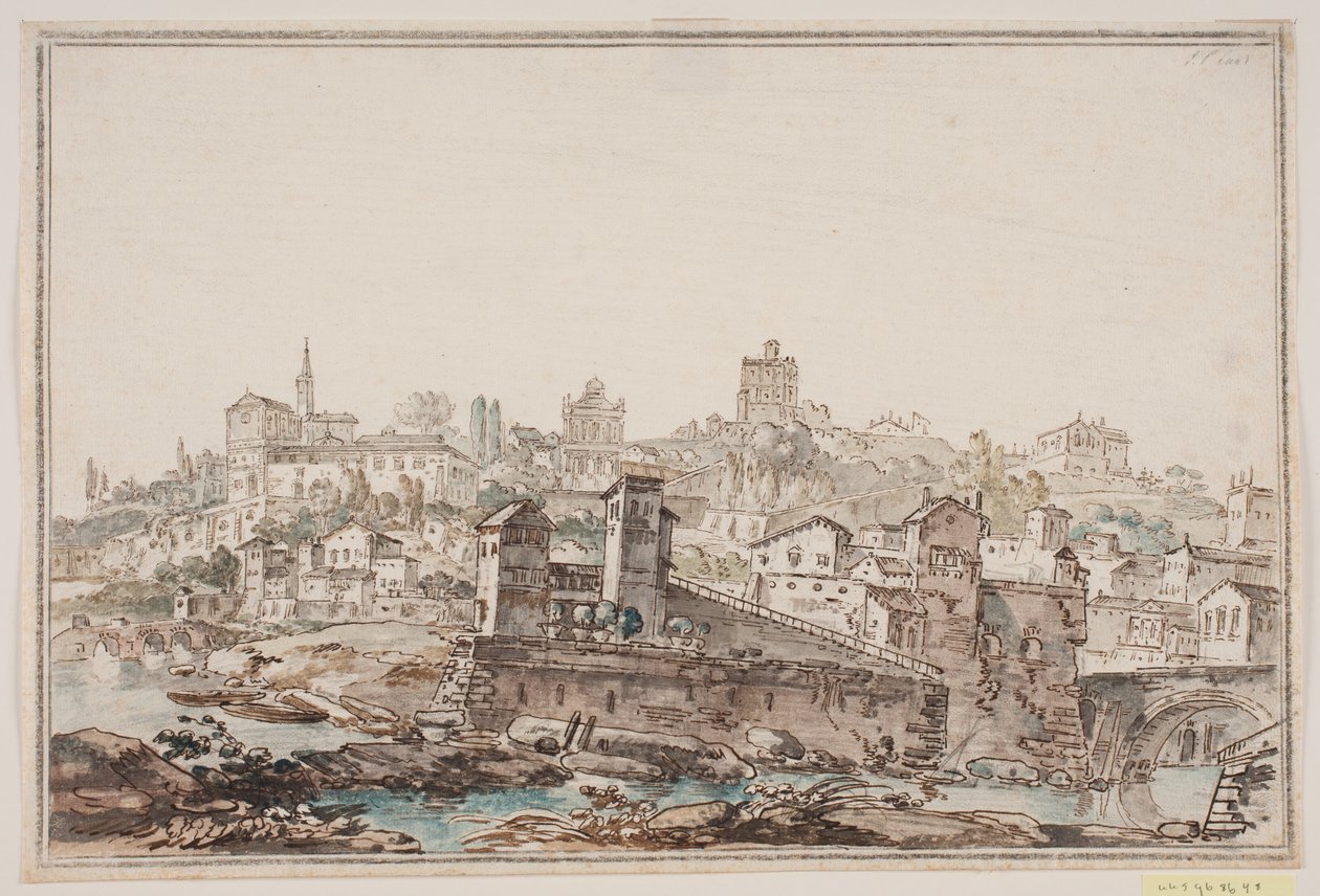 Vue de ville avec maisons et église près d