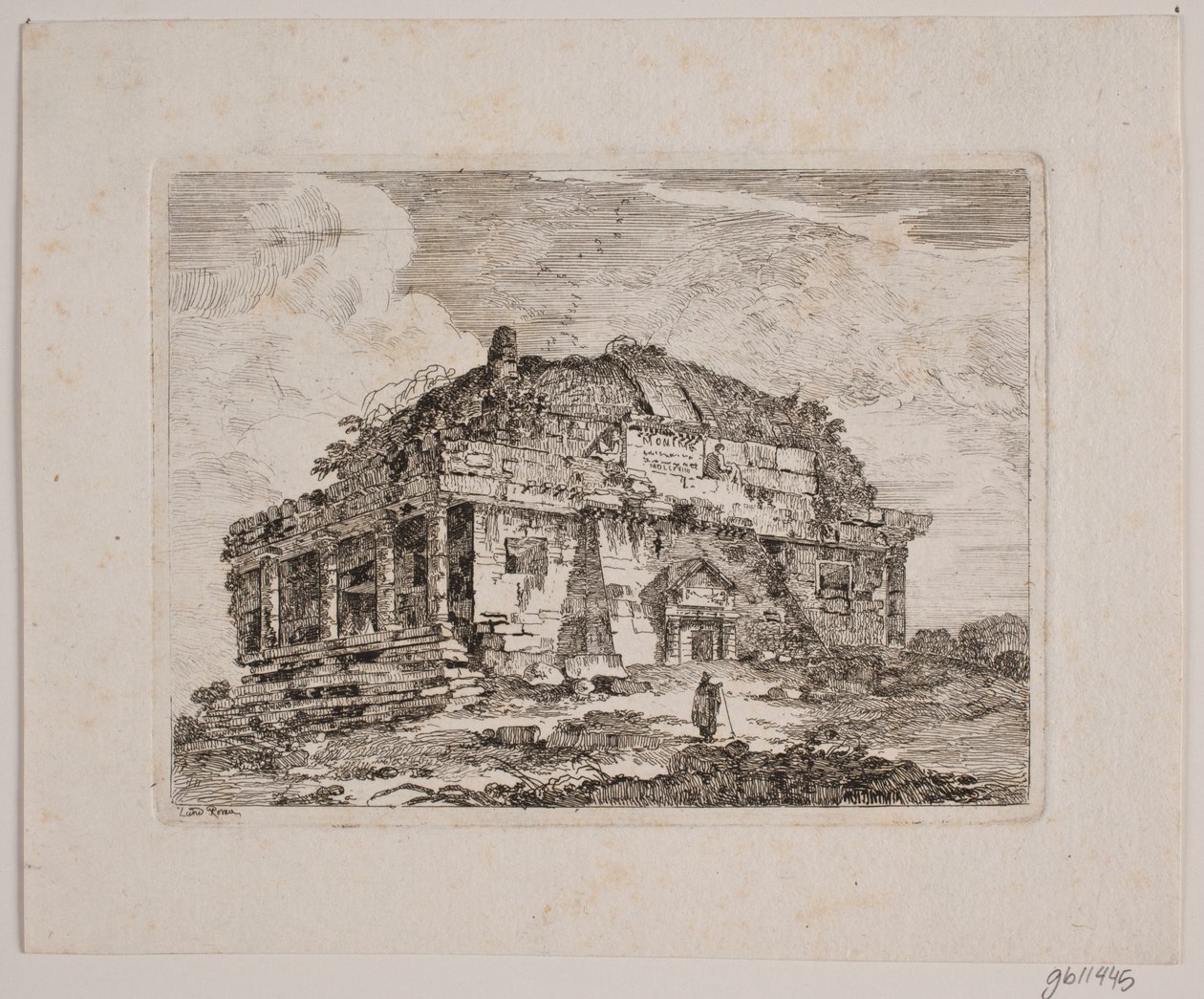 Un bâtiment de temple antique - Jens Petersen Lund