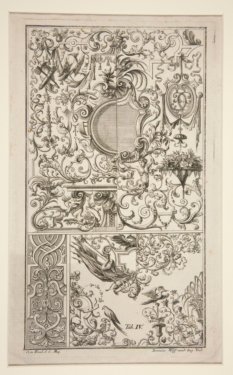 Design grotesque ornemental - Jeremias Wolff
