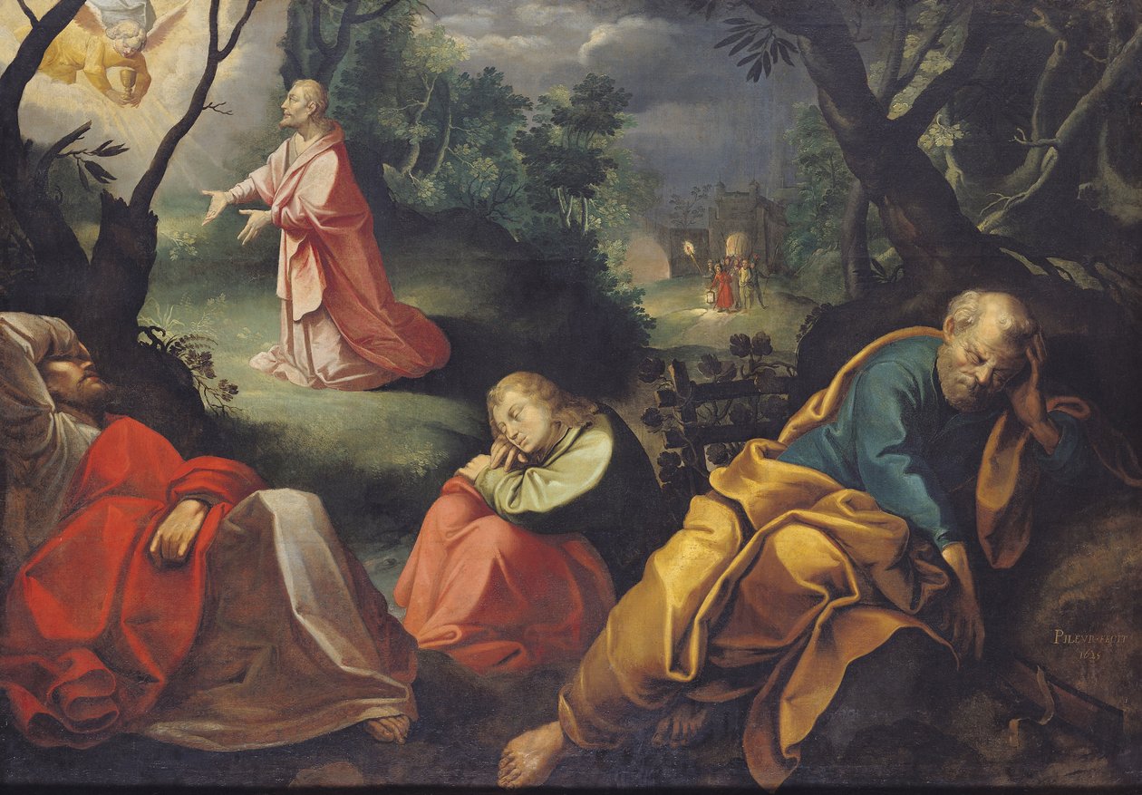 Christ dans le Jardin des Oliviers, 1625 - Jeremie Le Pilleur