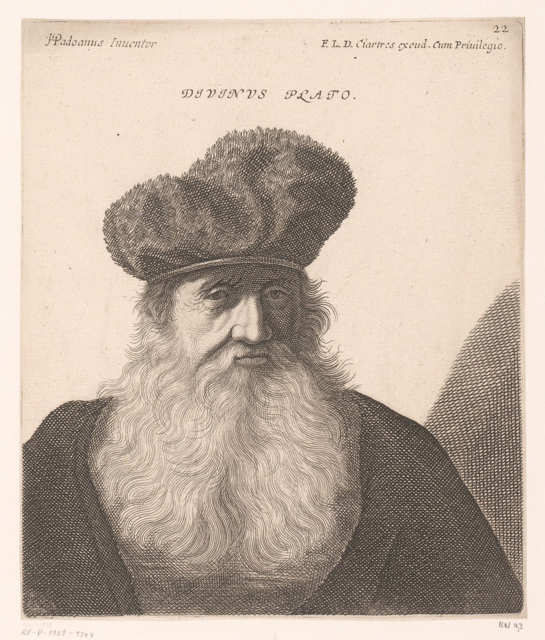 Portrait de Platon - Jerôme David (attributed to)