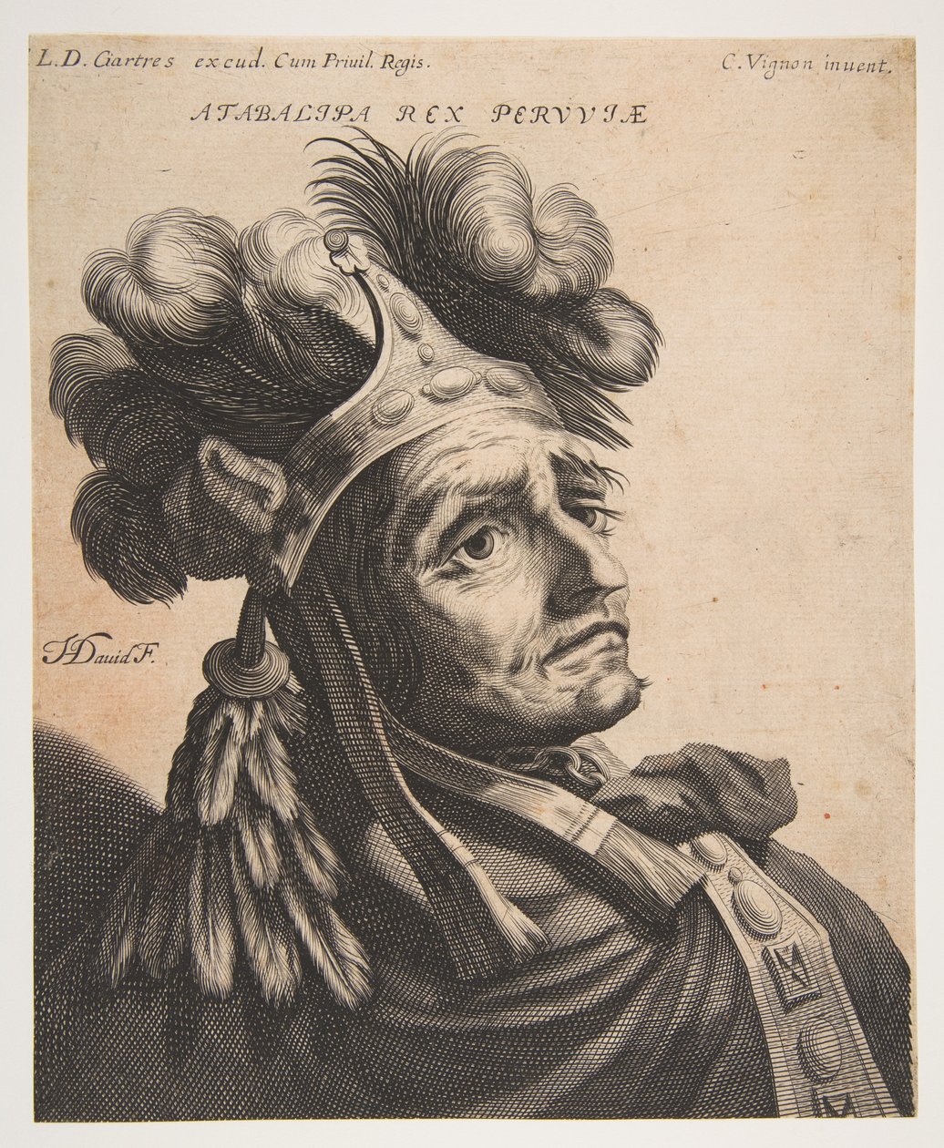 Atabalipa, Roi du Pérou, vers 1634-37 - Jerôme David