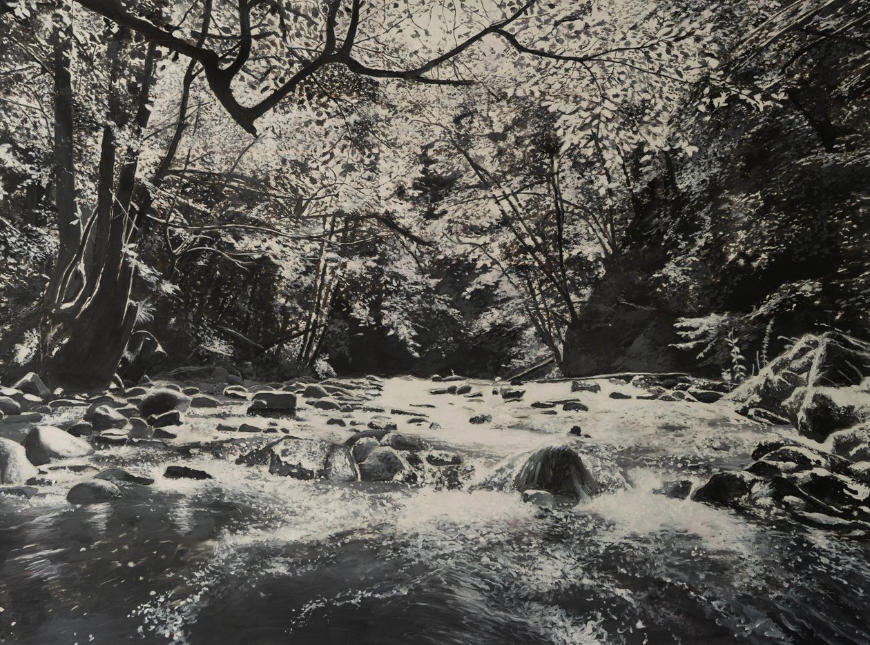 Paysages fluviaux, 2024 (huile sur toile) - Jerome Glomaud