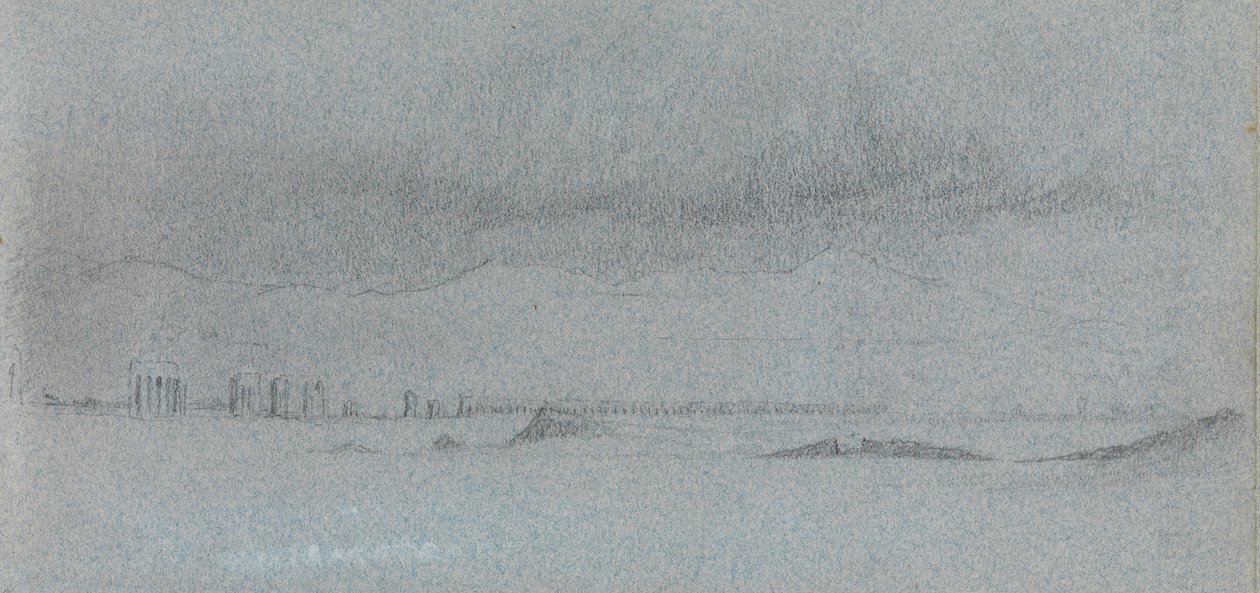 Carnet de croquis de sujets de paysages italiens, 1869 - Jervis McEntee