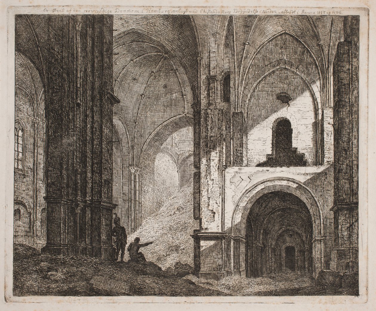 Intérieur de la même Ruine 1806 - Jes Bundsen