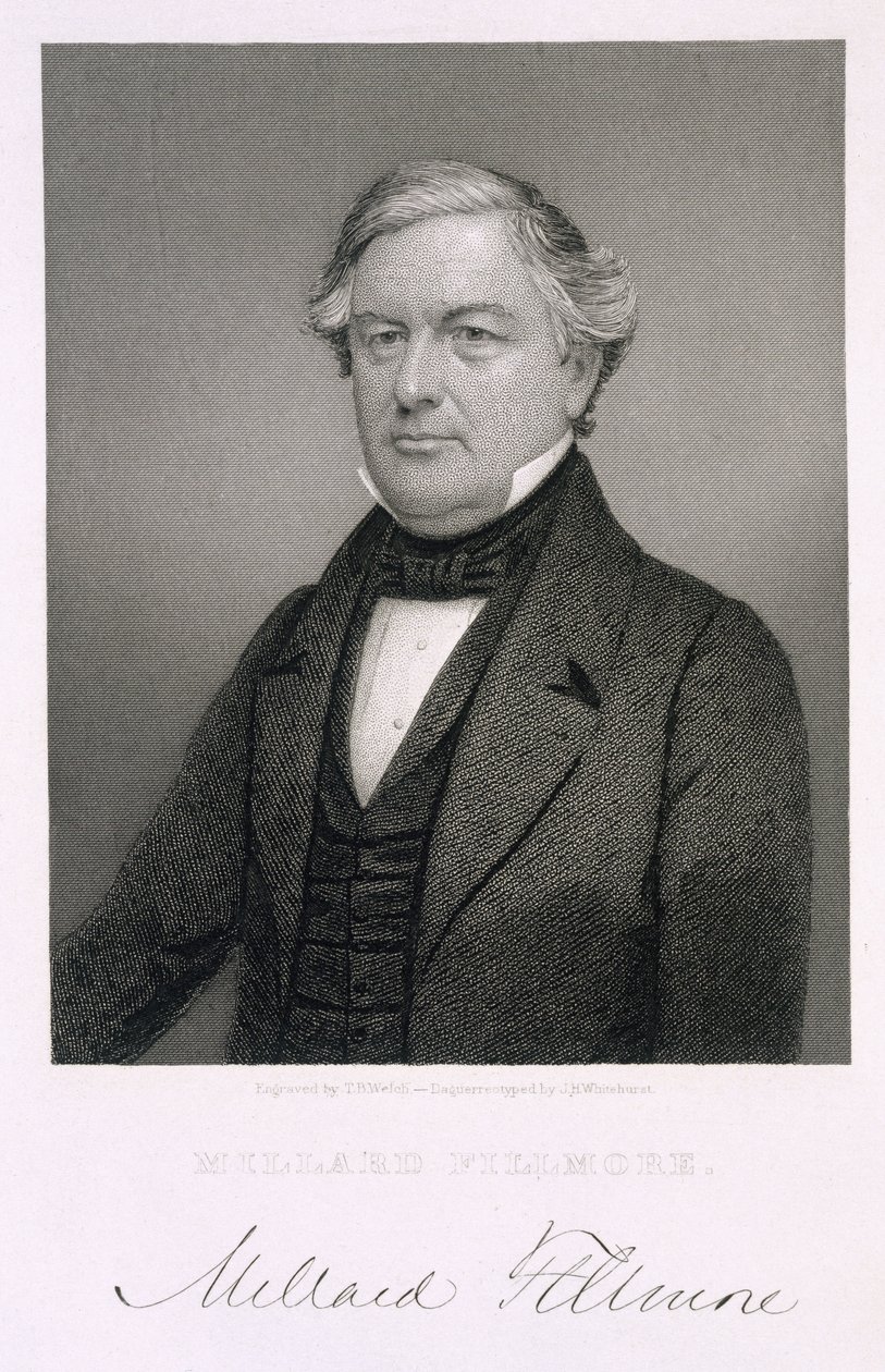 Millard Fillmore, gravé par Thomas B. Welch (1814-74) d