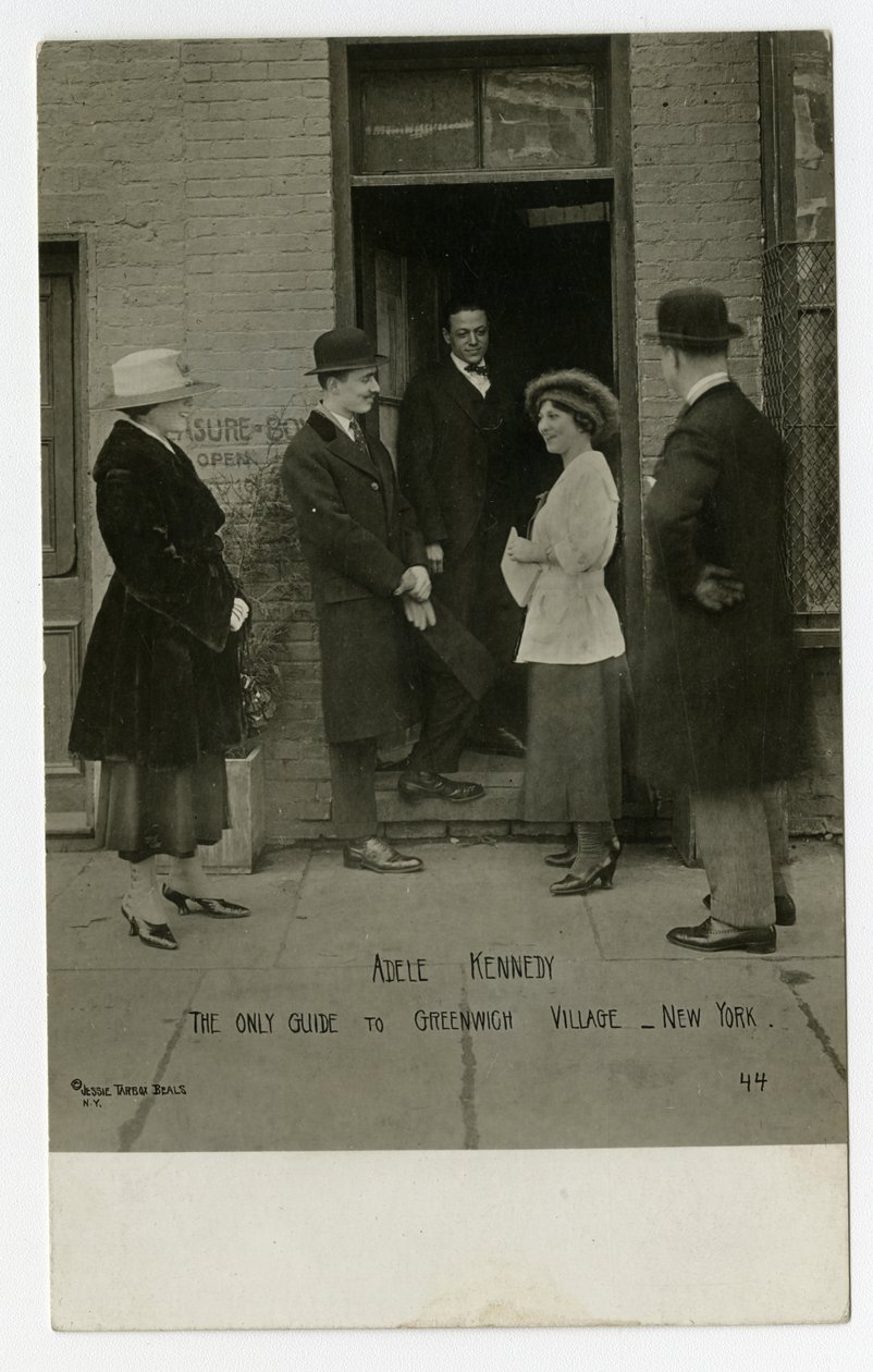 Adele Kennedy, la seule guide de Greenwich Village, New York, USA - Jessie Tarbox Beals