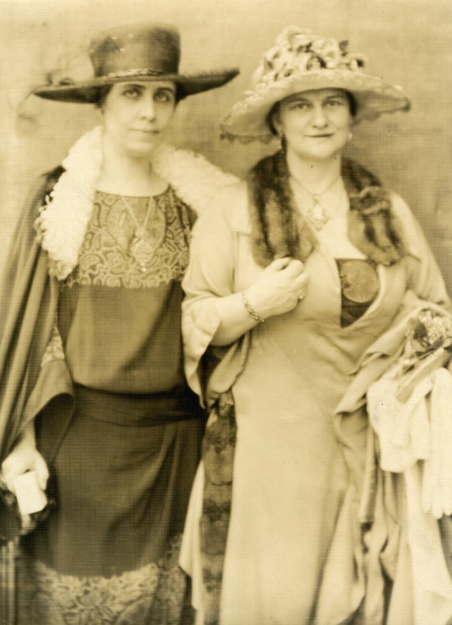 Mme Coolidge et son amie Frances Parkinson Keyes - Jessie Tarbox Beals