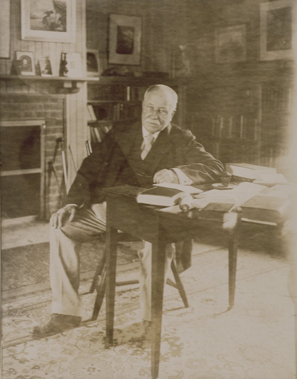 Portrait de William Dean Howells (1837-1920) 1918-20 - Jessie Tarbox Beals