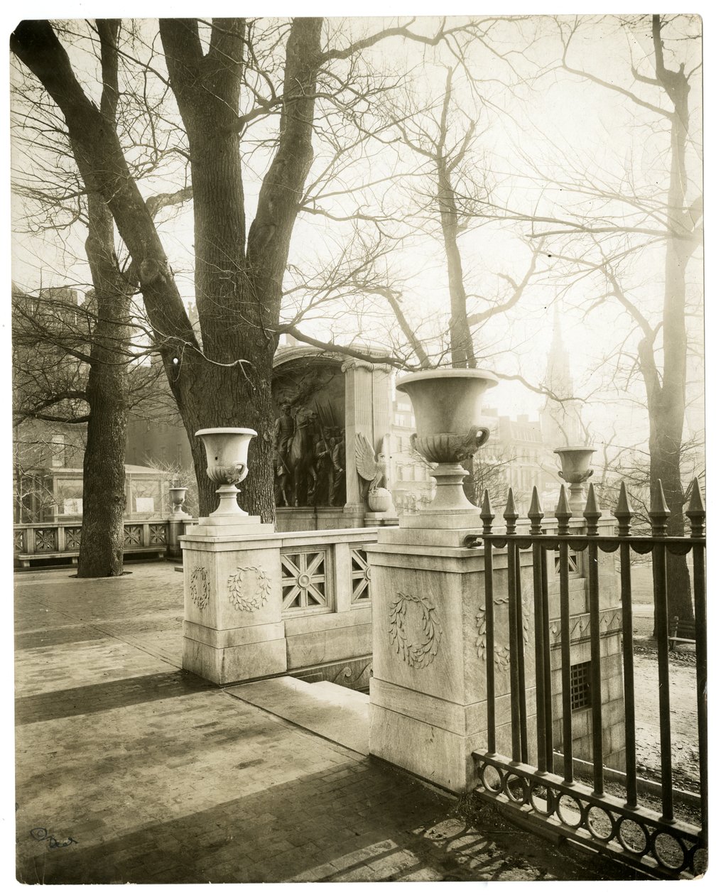 Mémorial Shaw, Boston, USA, vers 1902-10 - Jessie Tarbox Beals