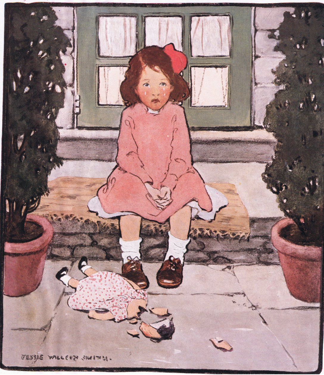 Une tête et un cœur brisés - Jessie Willcox Smith