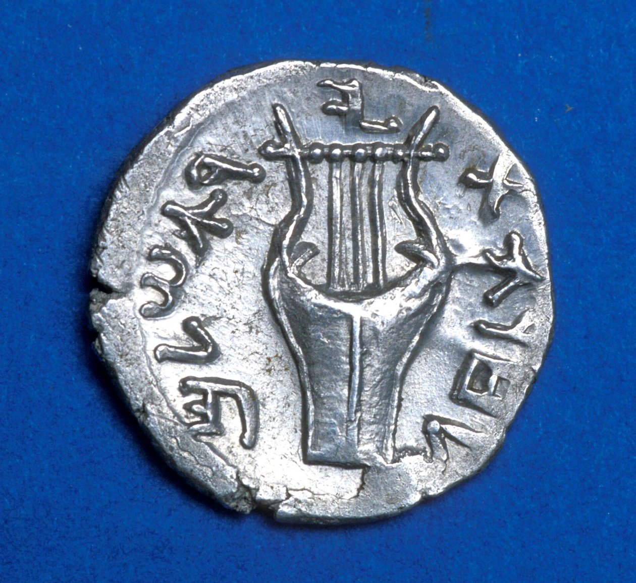 Pièce de monnaie de la révolte de Bar Kochba, 134-135 - Jewish School