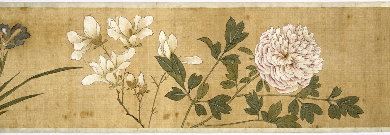 Cent fleurs, début du XVIIe siècle (détail) - Jiayan Chen
