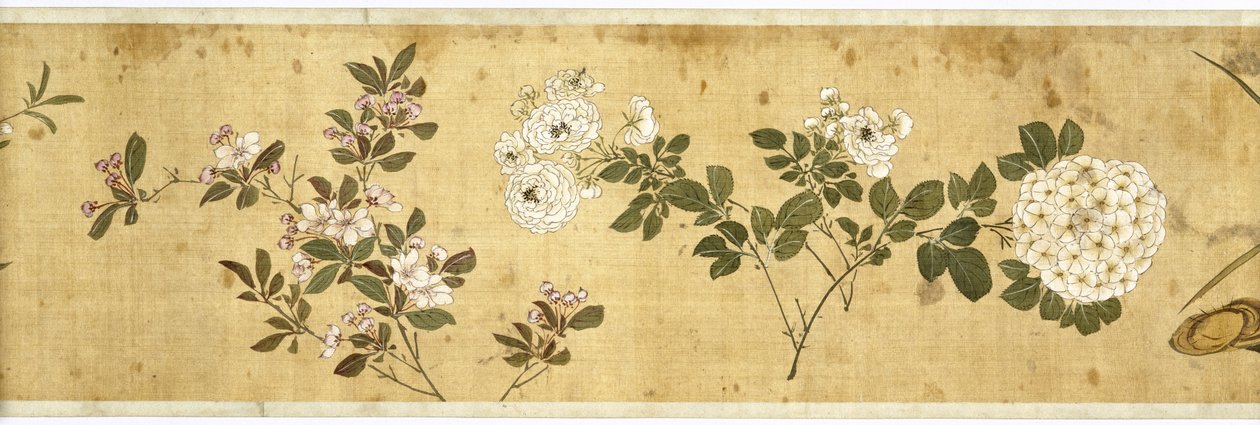 Cent Fleurs, début du XVIIe siècle (détail) - Jiayan Chen