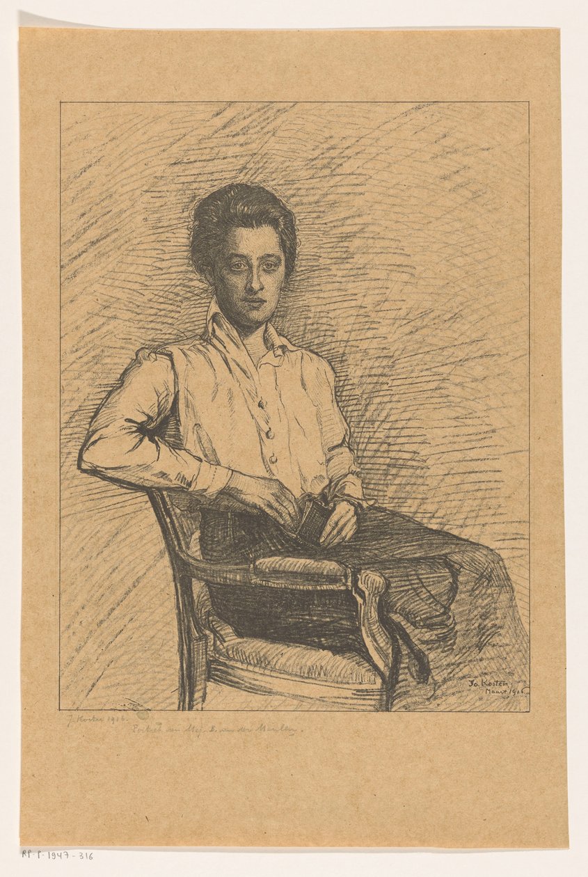 Portrait de B. van der Meulen - Jo Koster