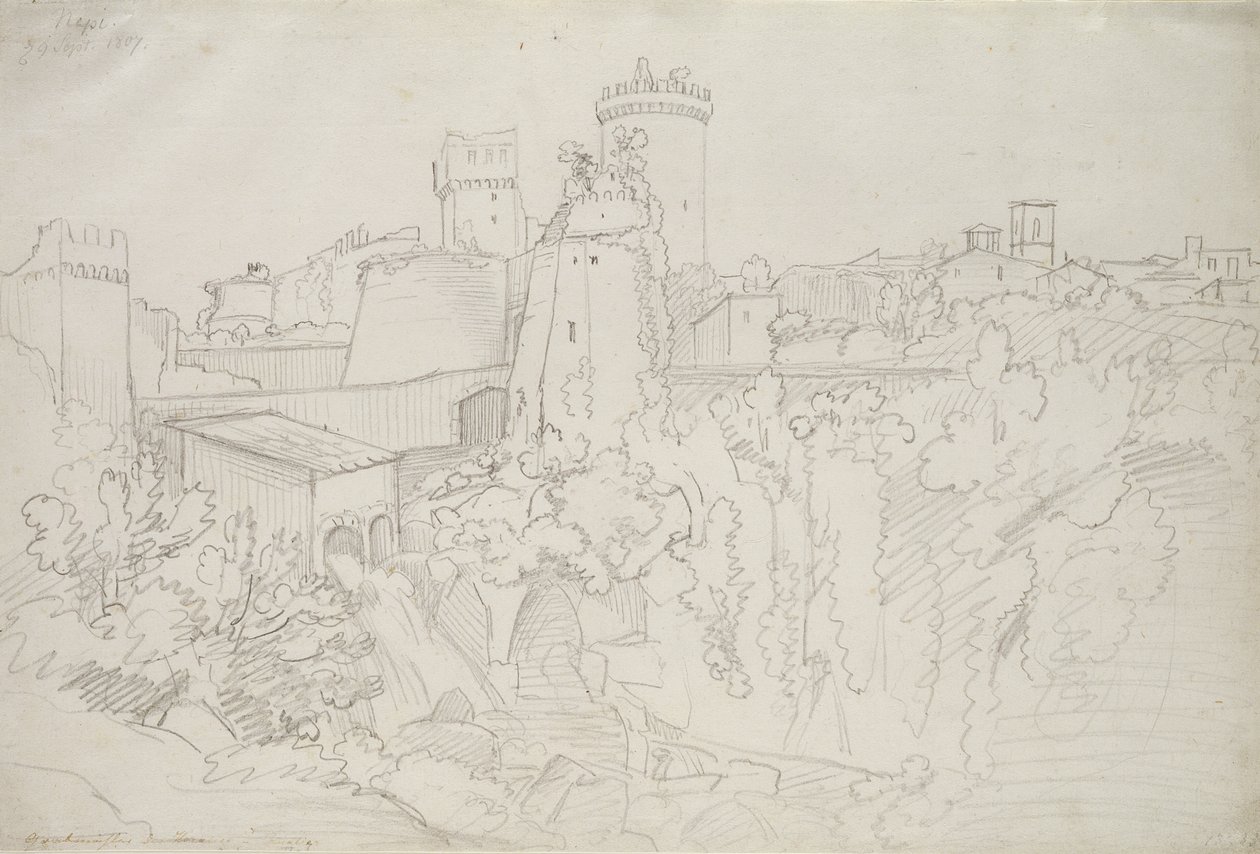 Les Murs et Tours de Nepi, 1807 - Joachim Faber