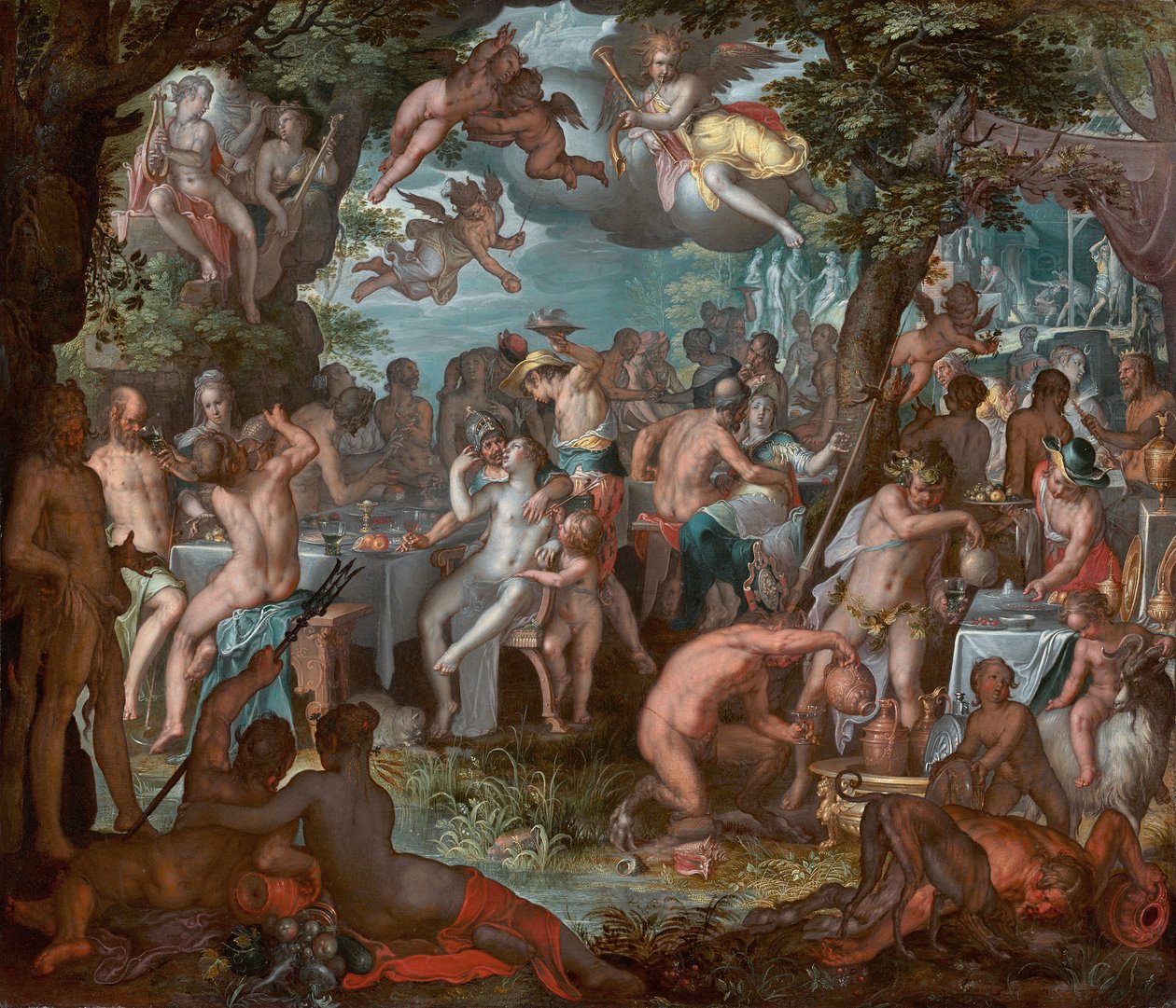 Le mariage de Pélée et Thétis - Joachim Wtewael or Utewael