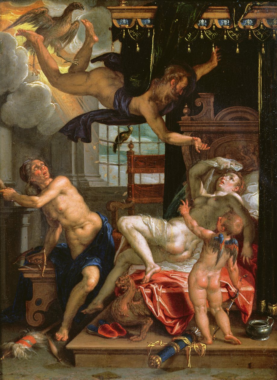 Jupiter et Danaé - Joachim Wtewael or Utewael