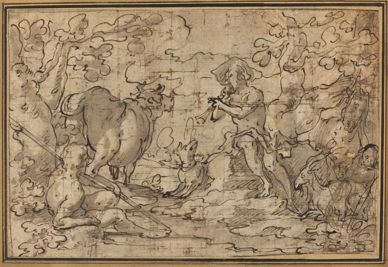 Mercure et Argus - Joachim Anthonisz Wtewael
