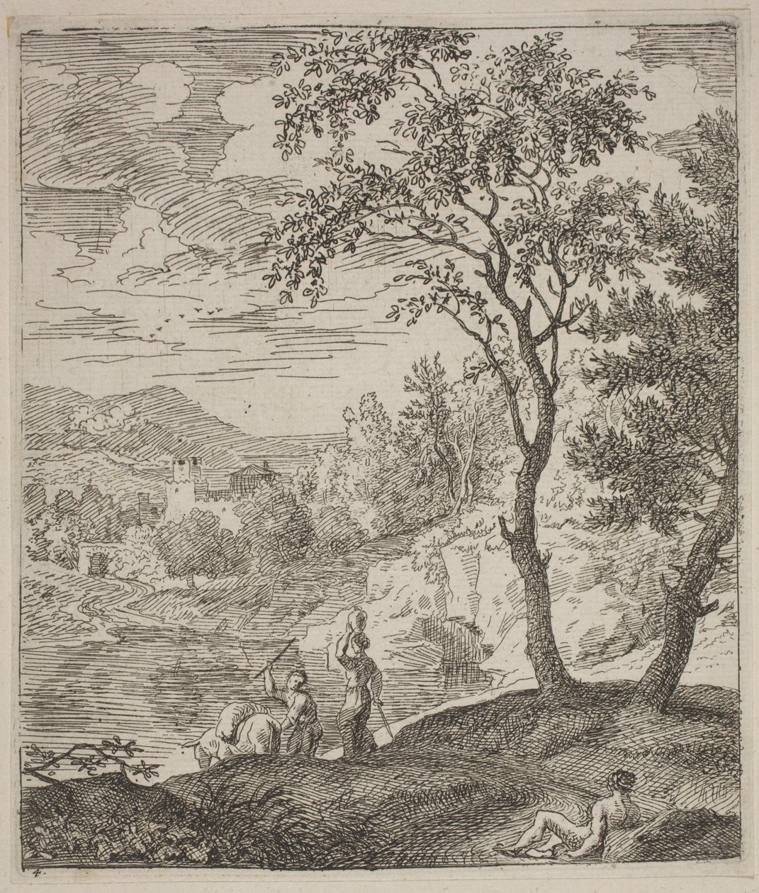 Paysages à la manière de Poussin - Joachim Franz Beich