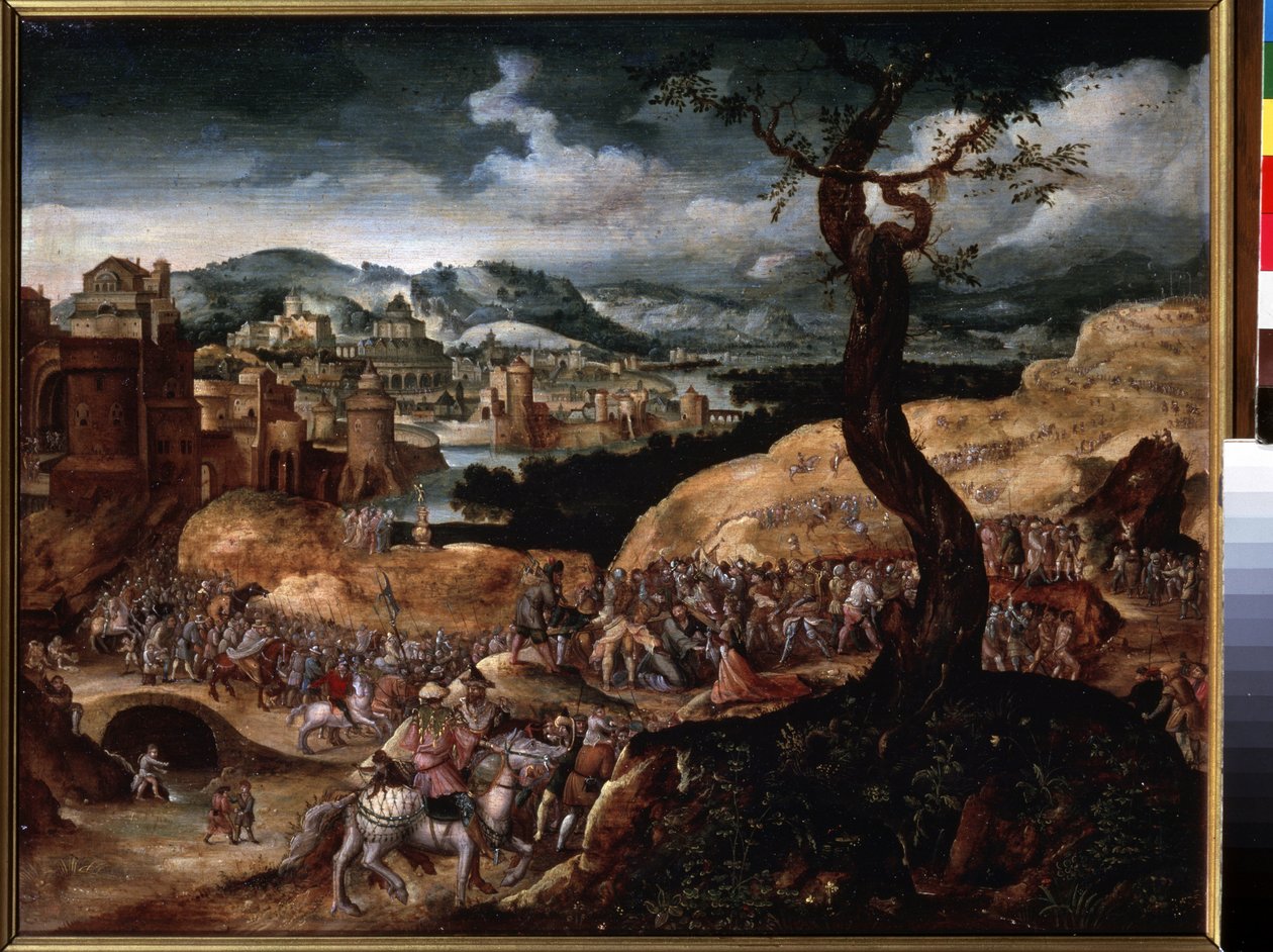 La passion du Christ (La montée au calvaire) - Joachim Patinir