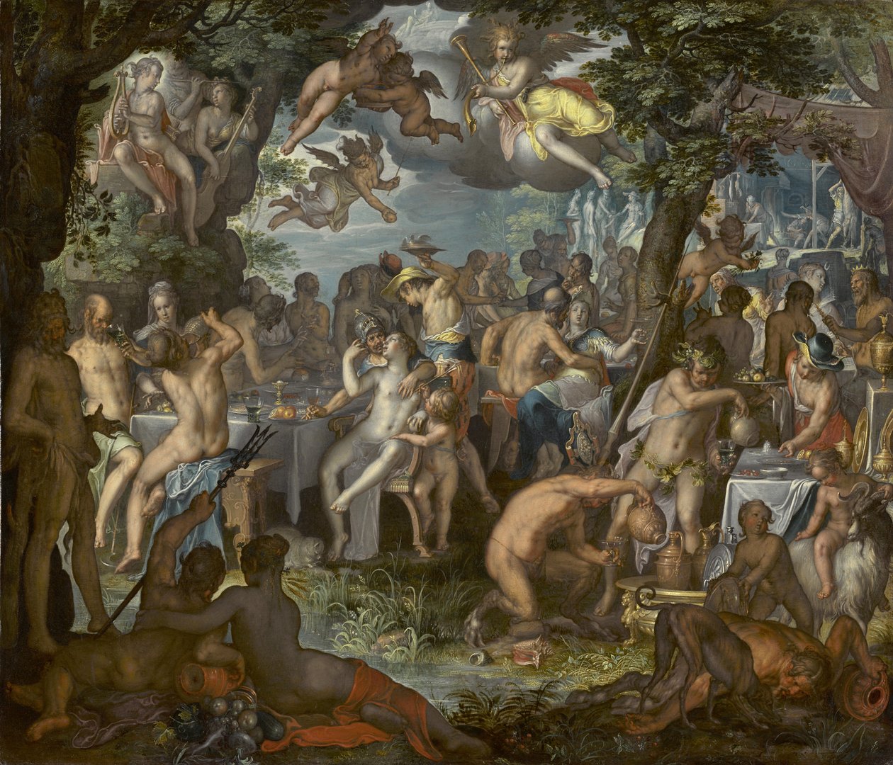 Le mariage de Pélée et Thétis - Joachim Wtewael or Utewael